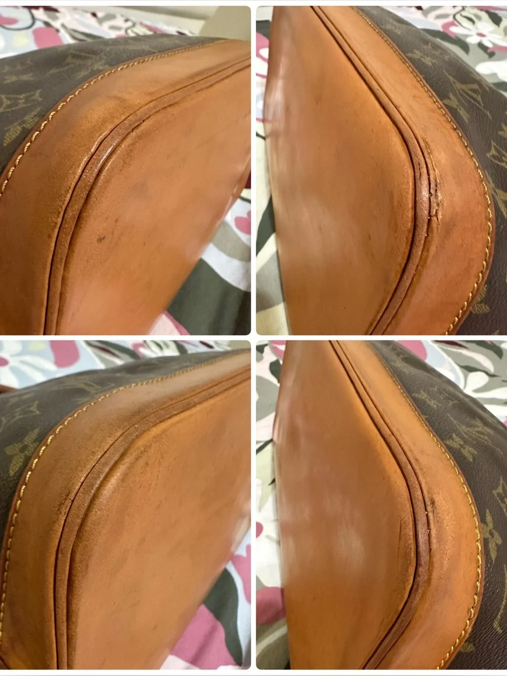 Louis Vuitton Brown Monogram Alma Satchel